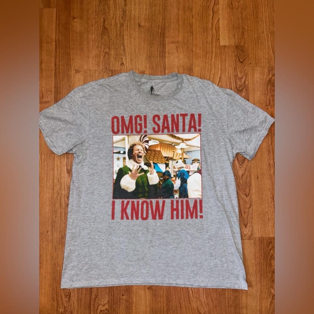 Vintage Elf The Movie Santa I Know Him T-Shirt XL